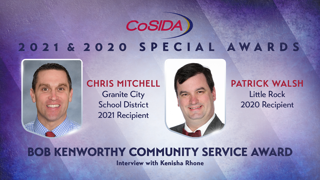 Special Awards Salute: An Interview with 2021 and 2020 Bob Kenworthy Community Service Award Recipients Chris Mitchell (Granite City School District) and Patrick Walsh (Little Rock)